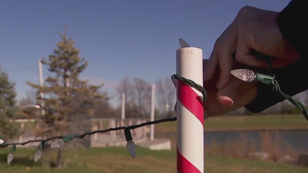 Grinch tries to stop holiday lights festival