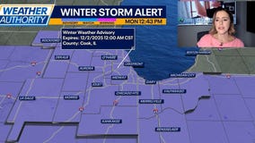 Chicago weather: Winter Weather Advisory in effect until midnight in Chicago