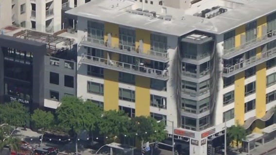 Shooting suspect barricaded inside West Hollywood apartments