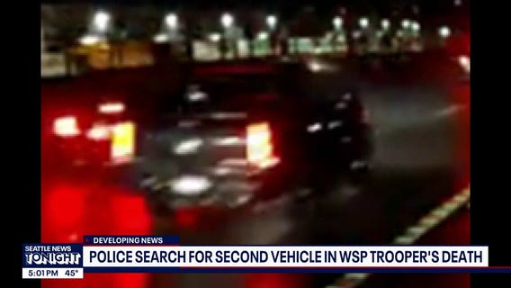 Tacoma police search for second vehicle in death of WSP trooper