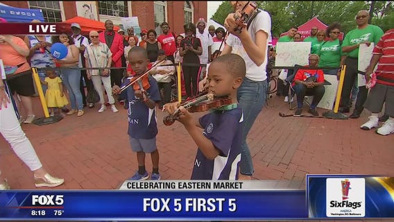 Eastern Market | Zip Trip: Six Flags America FOX 5 First 5 of the Day