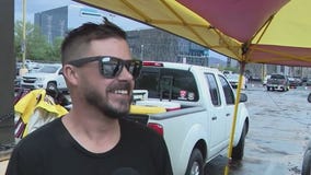 ASU fans relieved rain stopped before TCU game