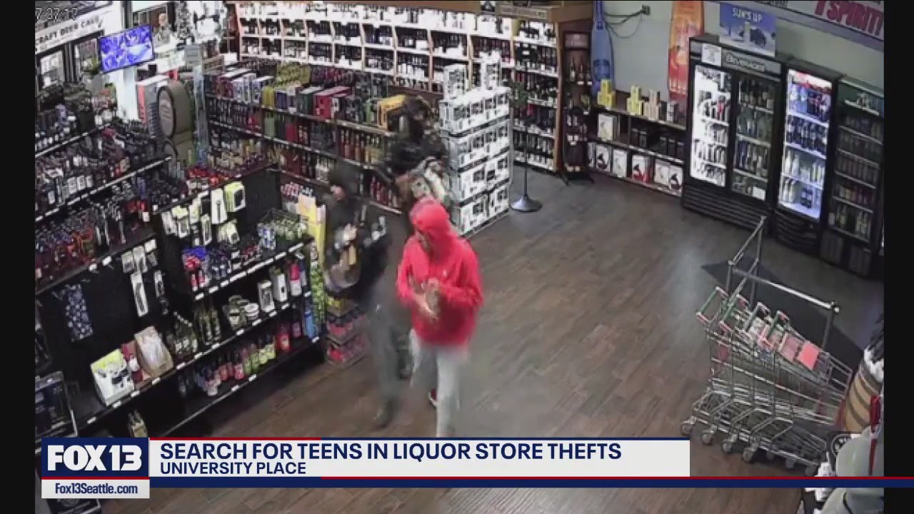 Teen thieves target Tacoma liquor store