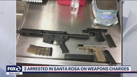 Santa Rosa traffic stop leads to arrests for concealed weapons