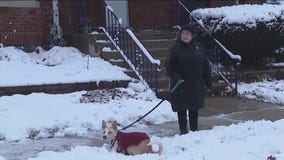 Winter weather causes slow and slick start to the morning