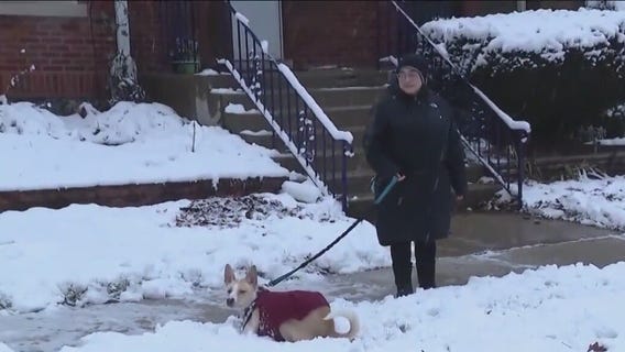 Winter weather causes slow and slick start to the morning