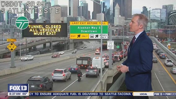 Power outage forces closure of SR 99 tunnel in Seattle, snarling Thursday morning commute