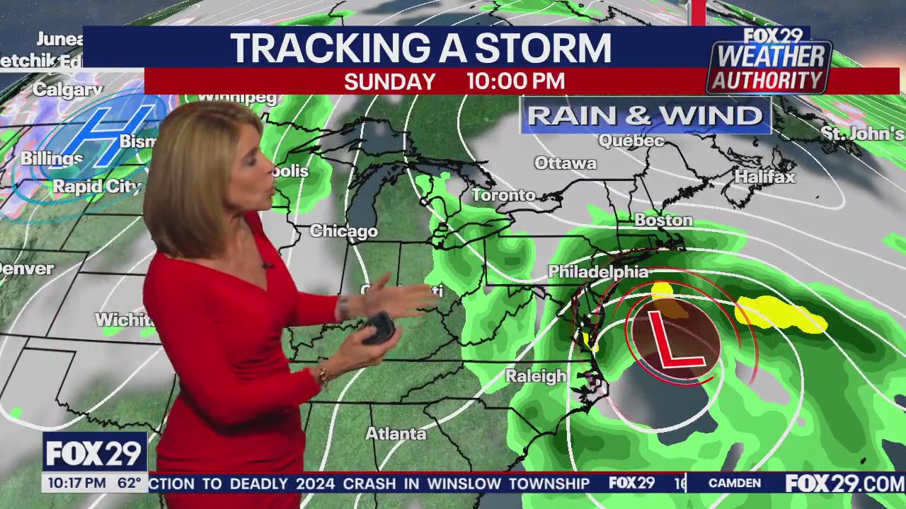 Weather Authority Wednesday 10 p.m. forecast: Tracking a storm