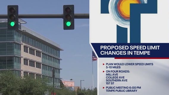 Tempe may lower speed limits on these roads