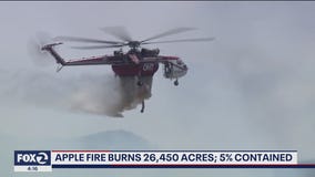 Cal Fire says Apple Fire was caused by vehicle malfunction
