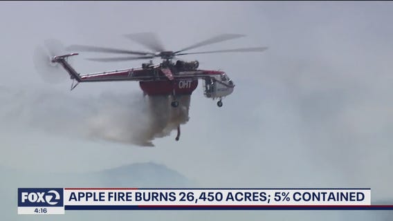 Cal Fire says Apple Fire was caused by vehicle malfunction