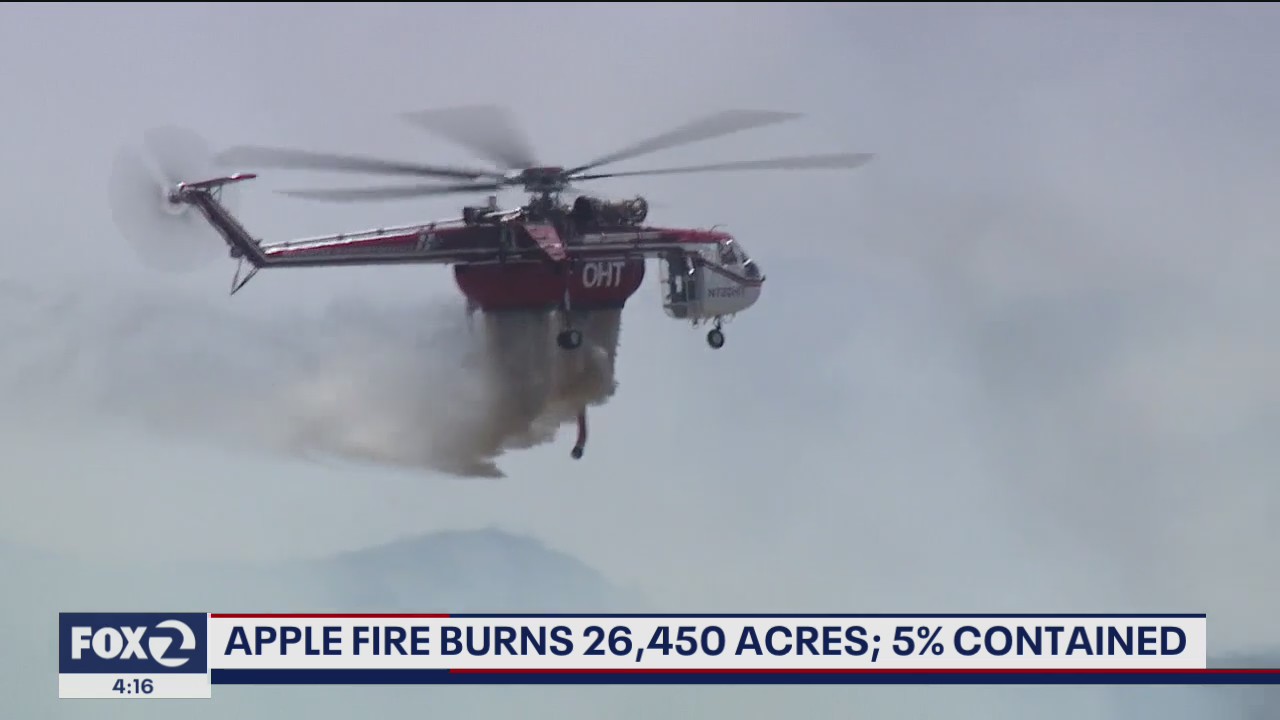 Cal Fire says Apple Fire was caused by vehicle malfunction