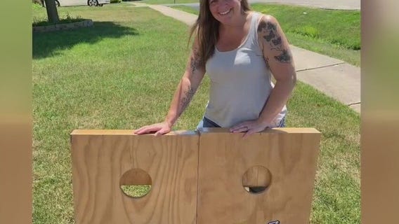 Twin Lakes cornhole boards made by late father, husband returned