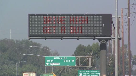CHP warns 'Drive high, get a DUI'