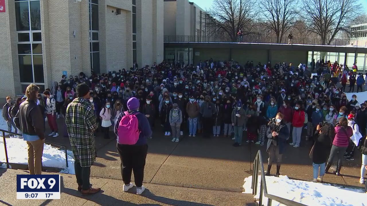 St. Paul students stage walkout over COVID-19 issues, call for return to distance learning