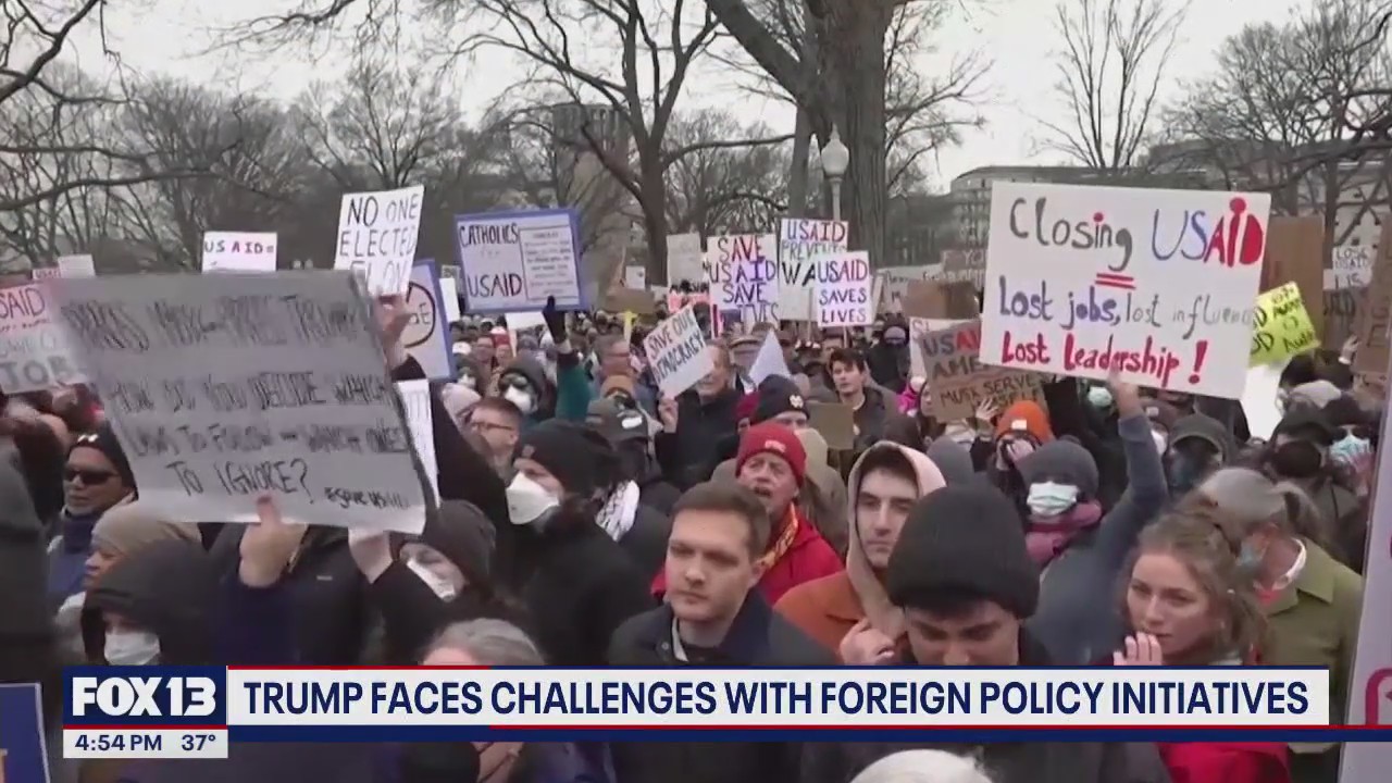 Trump faces challenges with foreign policy initiatives