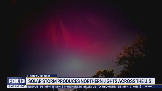 Solar storm produces Northern Lights across the U.S.