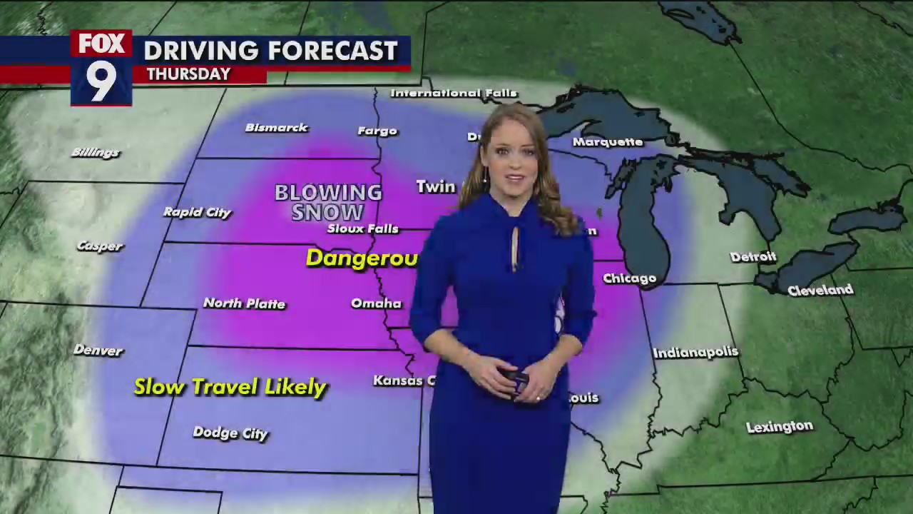 Wednesday afternoon forecast [2:30 p.m.]: Dangerous travel likely Thursday-Friday