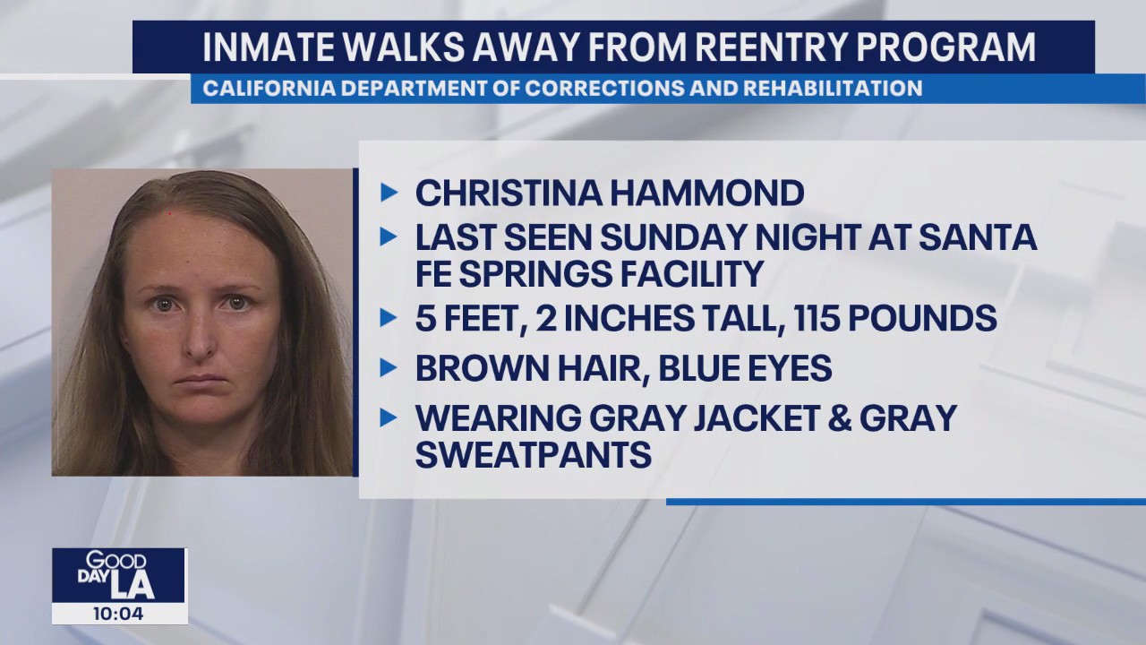 Inmate escapes from LA County reentry facility