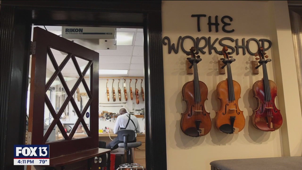 Tampa violin shop creates their own instruments