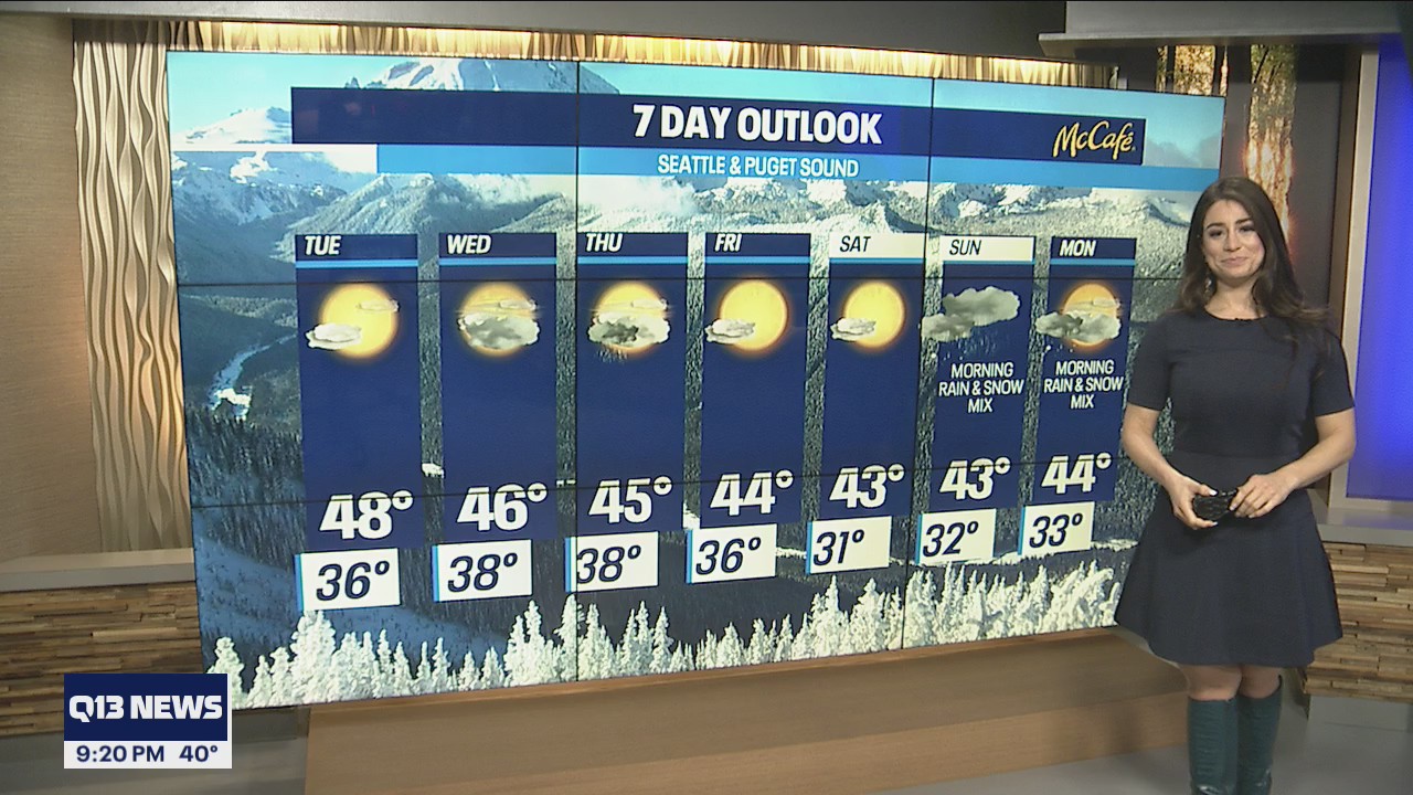 Fog rolling in Tuesday morning