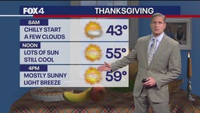 Dallas Weather: Nov. 26 evening forecast