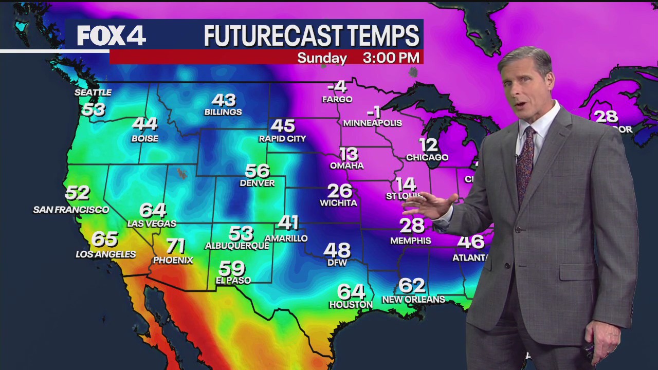 Dallas weather: Dec. 10 overnight forecast