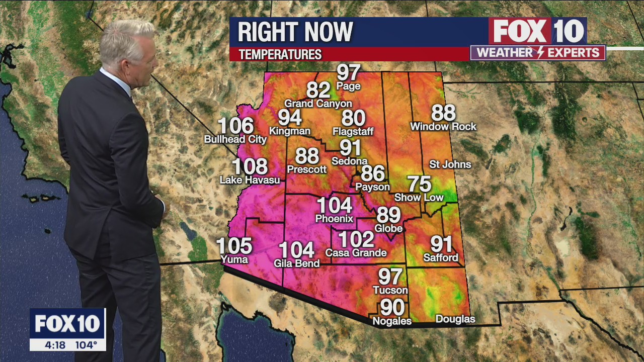 4 p.m. Weather Forecast - 8/2/22