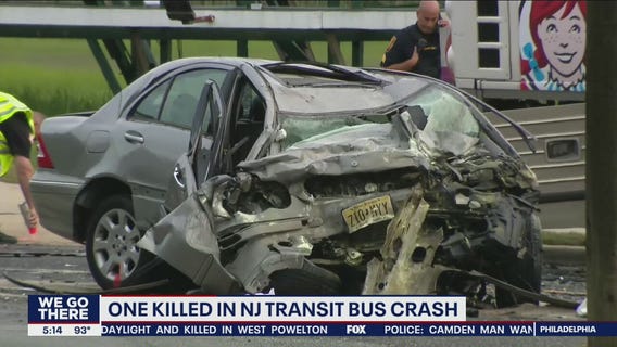 Atlantic County man dead, at least 12 injured after NJ Transit bus, car collide