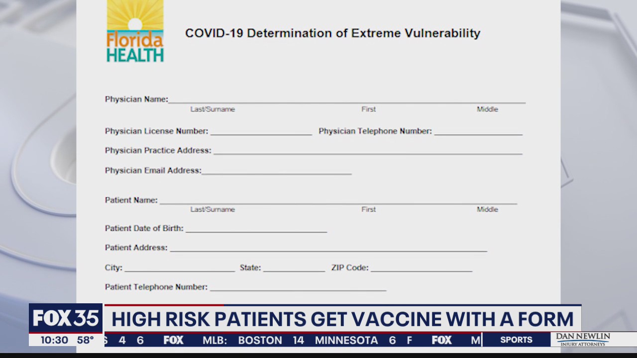 High risk patients need vaccine with a form