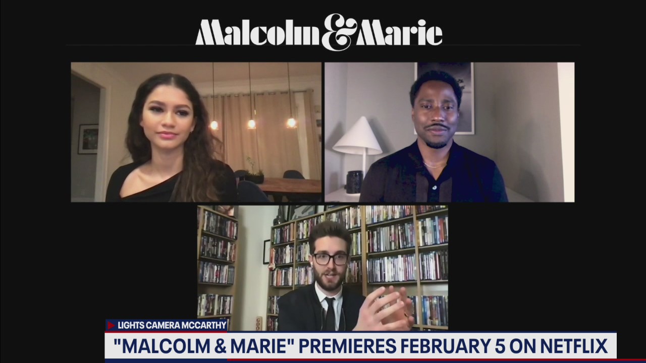 "Malcolm & Marie" stars Zendaya and John David Washington talk new film