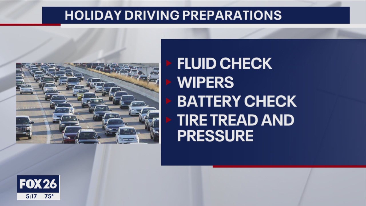 Thanksgiving holiday driving preparations