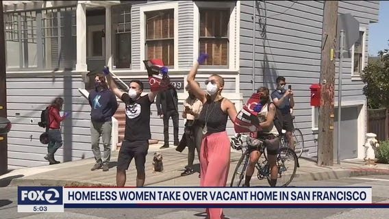 Homeless women take over vacant home in San Francisco