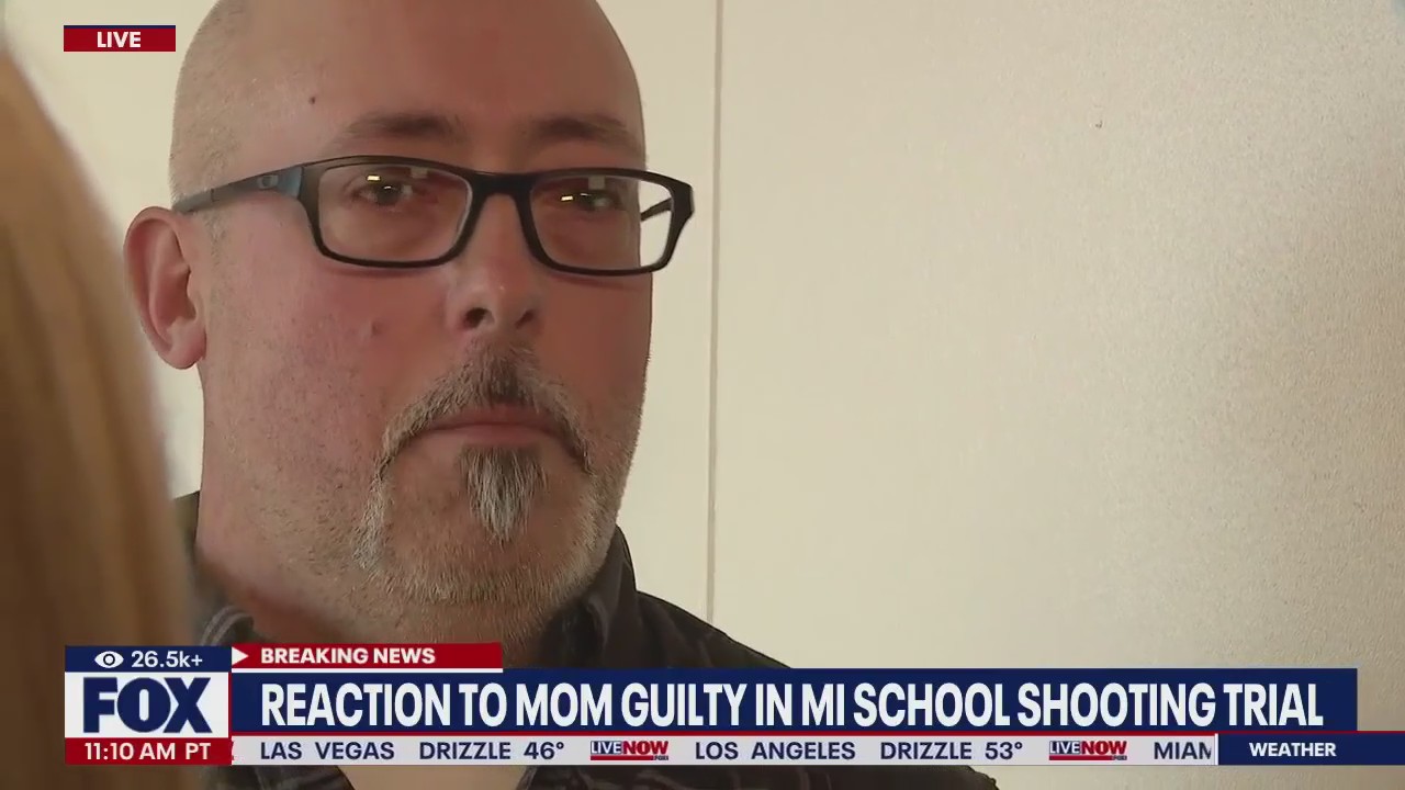 Oxford shooting victim's father reacts to Jennifer Crumbley's guilty verdict