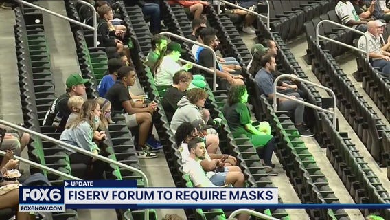 Masks required at Fiserv Forum events beginning Friday, Dec. 31