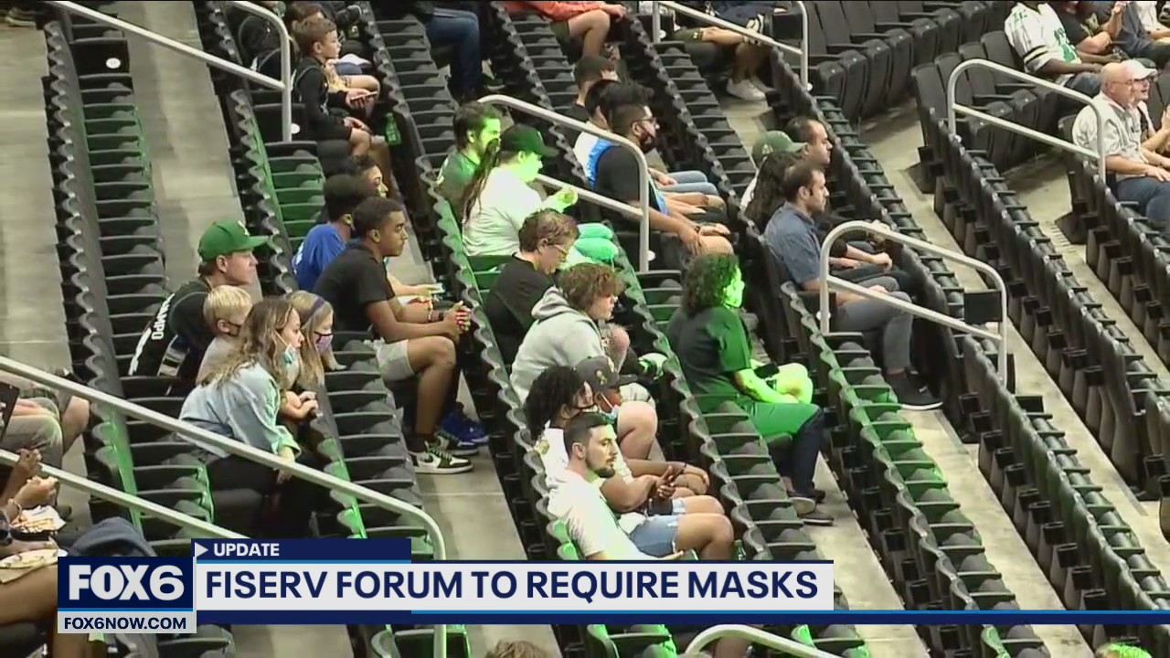 Masks required at Fiserv Forum events beginning Friday, Dec. 31