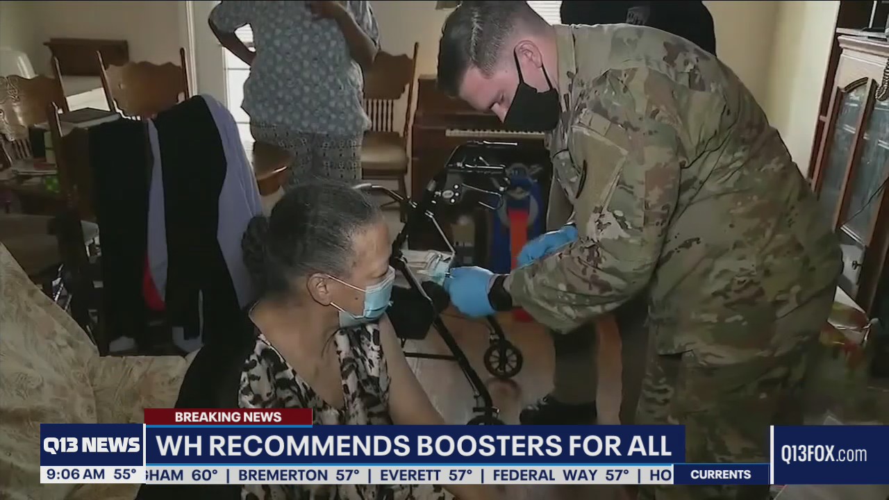 U.S. health officials formally recommending all Americans get COVID-19 booster shot