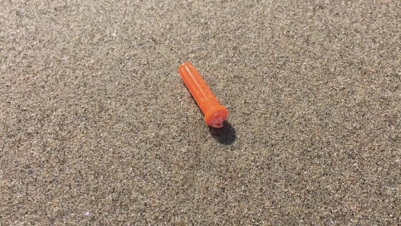 Large amounts of medical supplies discovered on shore of Venice Beach