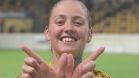 Soccer player left badly injured after crash