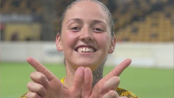 Soccer player left badly injured after crash