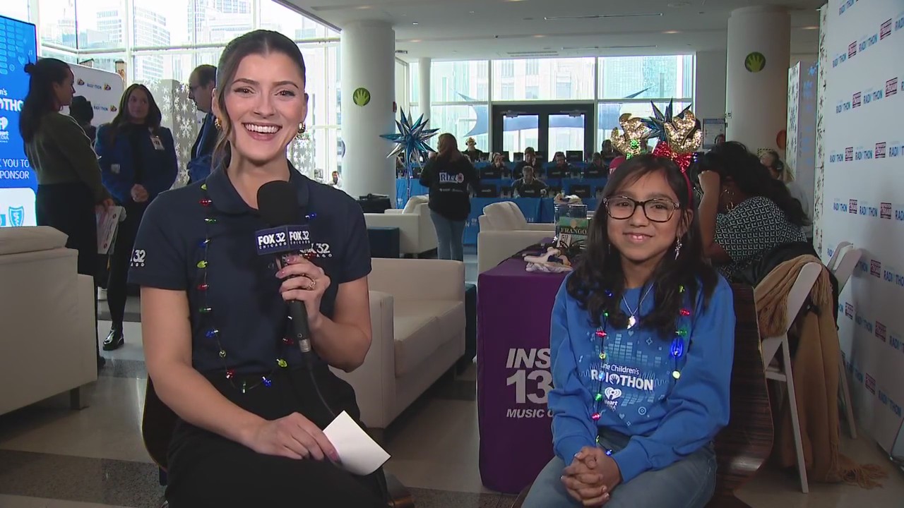 Lurie Radiothon spotlight — 10-year-old leukemia survivor Viviana rings the bell and shares her story | ChicagoLIVE
