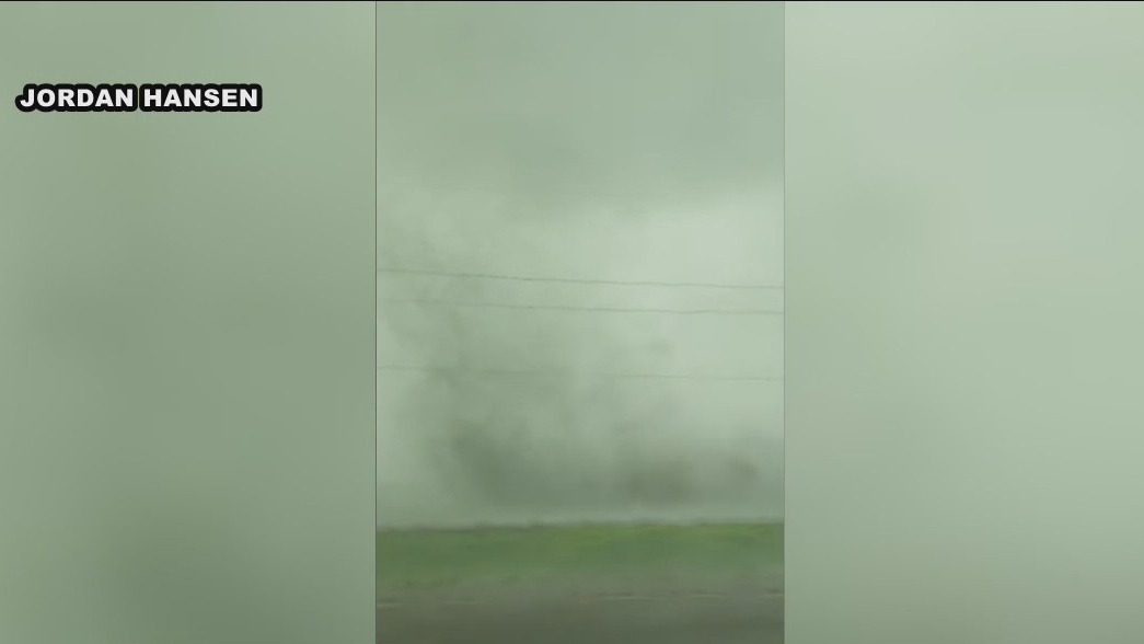 'I'm in a tornado!' Monroe County driver captures intense video