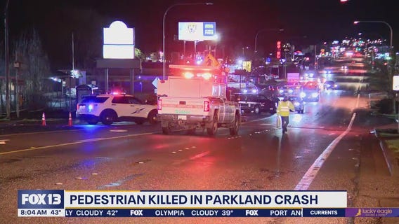 Pedestrian killed in hit-and-run crash in Parkland, WA