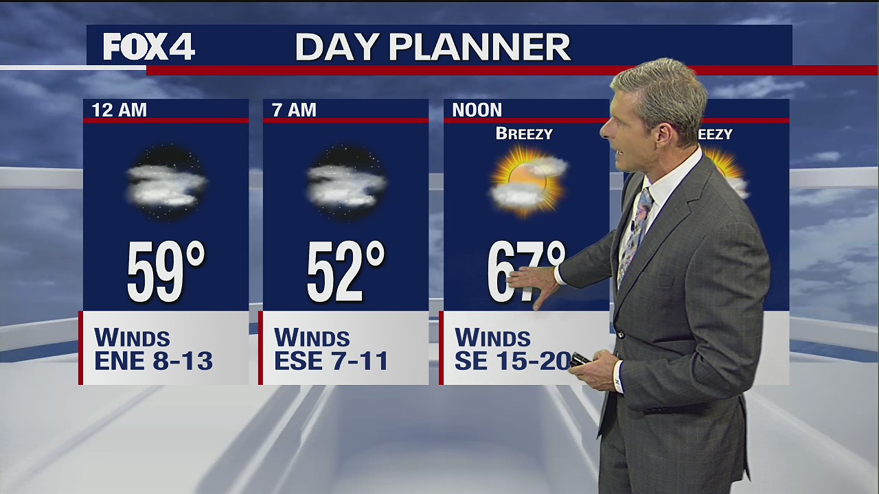 April 18 overnight forecast