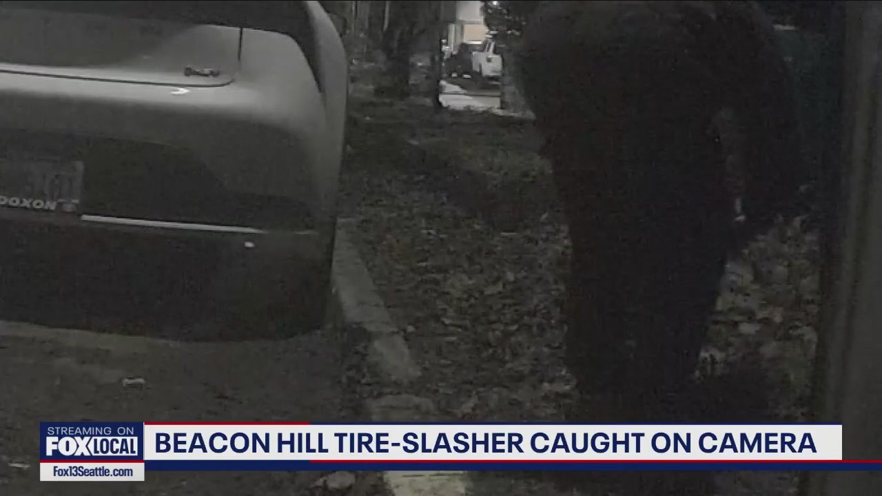 Alleged tire slasher prowling North Beacon Hill in a Porsche