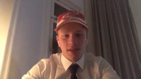 WATCH - Lucas Raymond on joining Red Wings