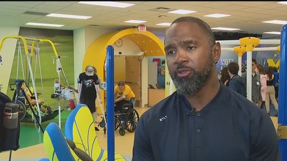 CS Mott Children's Hospital opens renovated indoor playground with U-M great