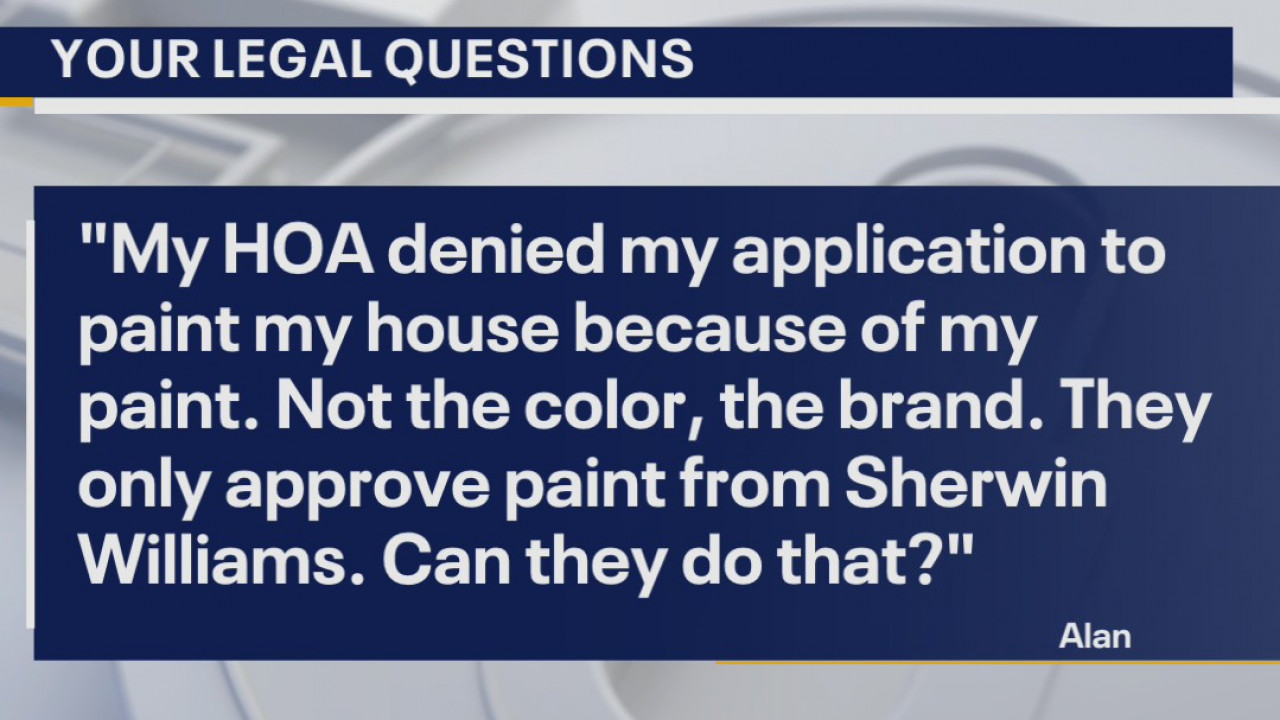 Your Legal Questions: Deed; vandalized vehicle; paint brand