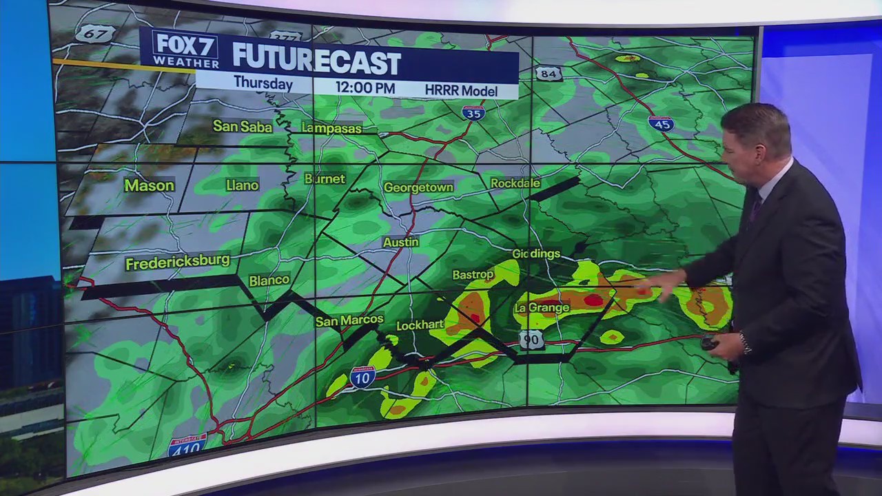 Austin weather: Spotty severe storms