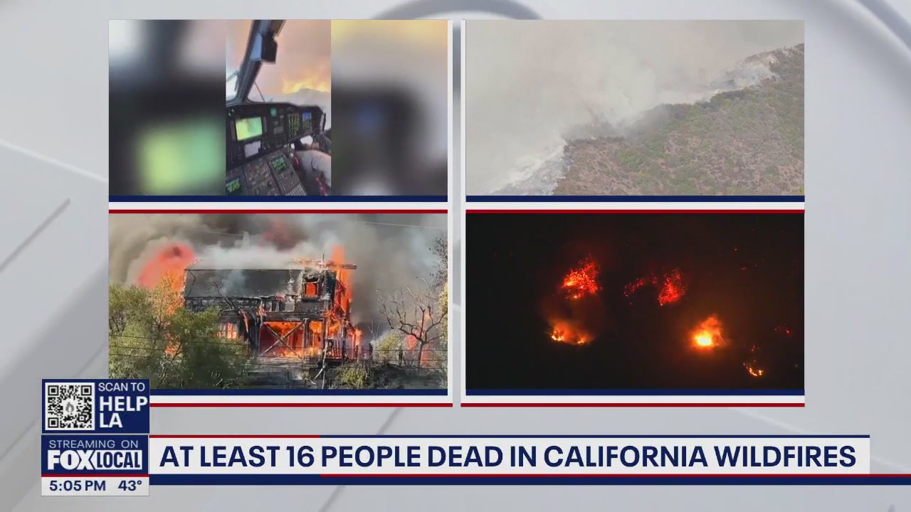 24 dead, curfews in place for CA wildfires